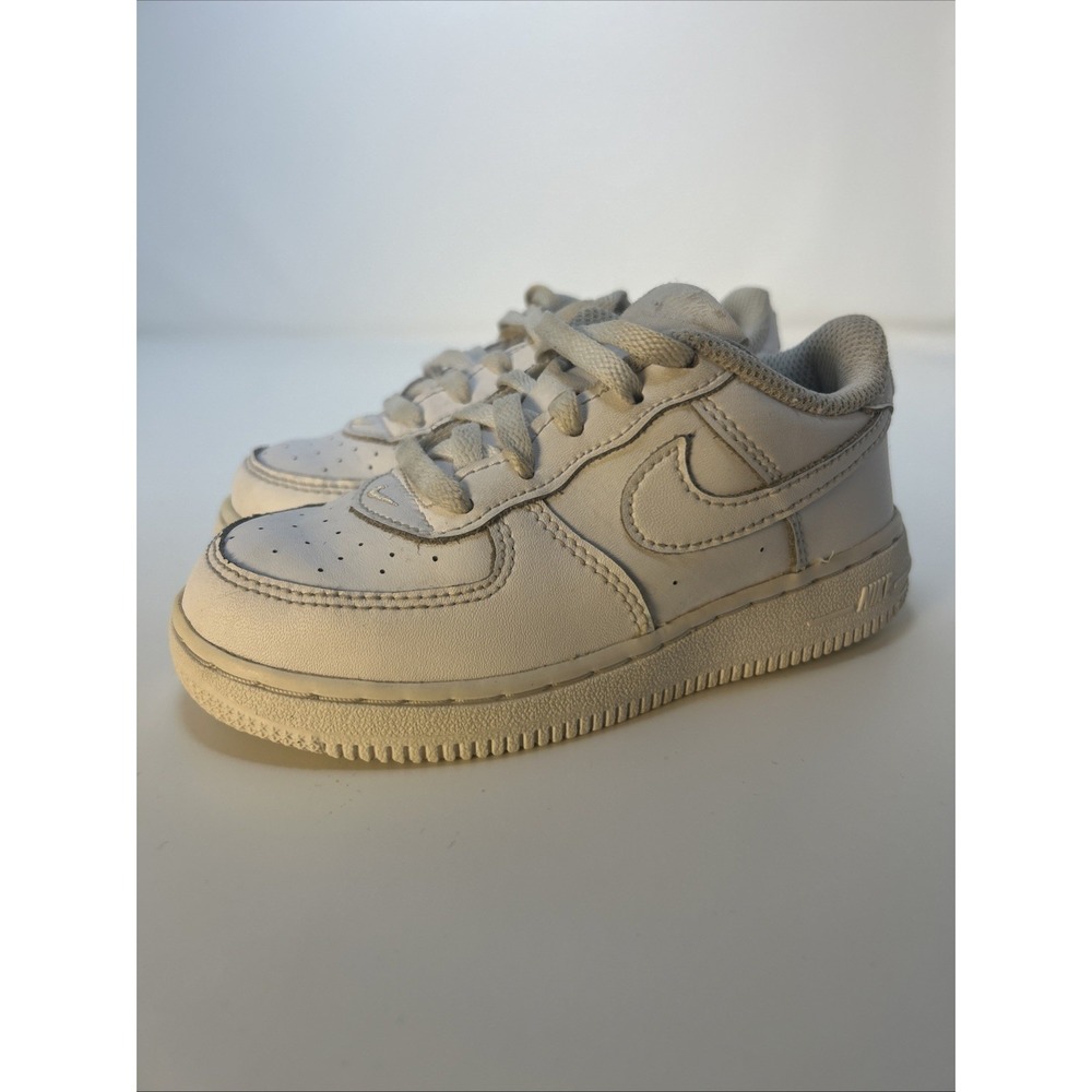 Nike Air Force 1 Low 'Triple White' Sneakers Toddler Size 9C DH2926-111